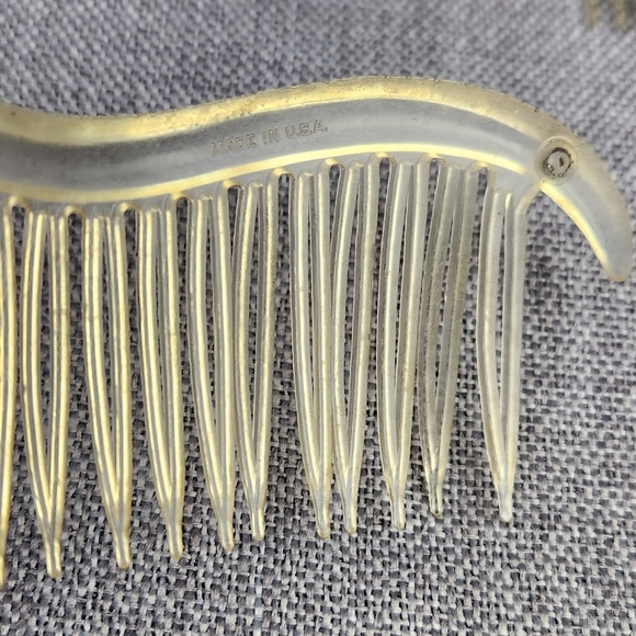 Vintage Side Hair Comb Lot Made In USA/France/ Hong Kong. 10 Total. - Picture 2 of 5